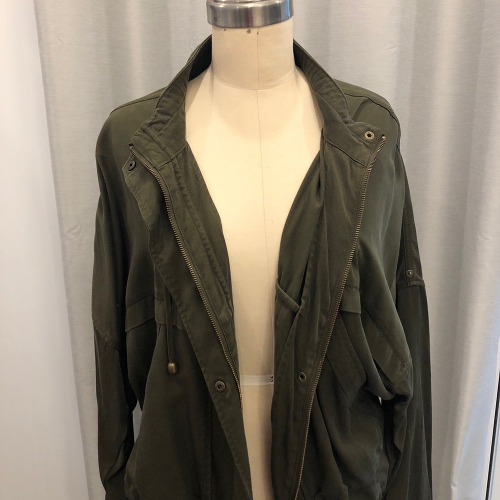 Trendy Army Green Jacket